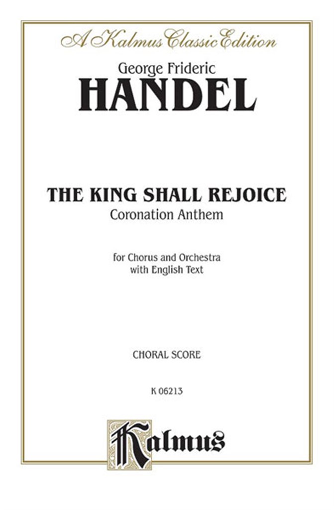 The King Shall Rejoice